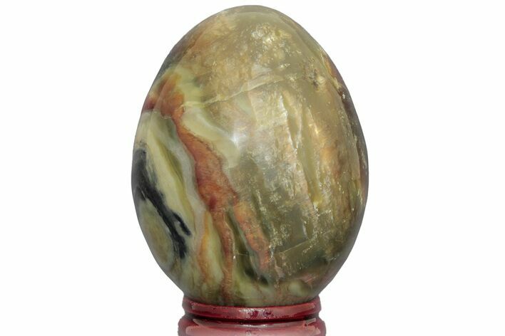 Chatoyant, Polished Arizona Pietersite Egg - Arizona #206518